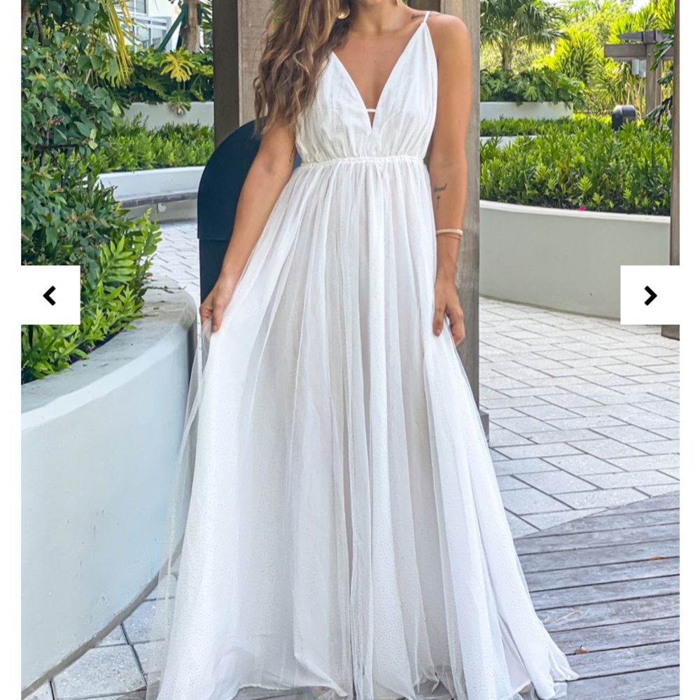 White Maxi dress